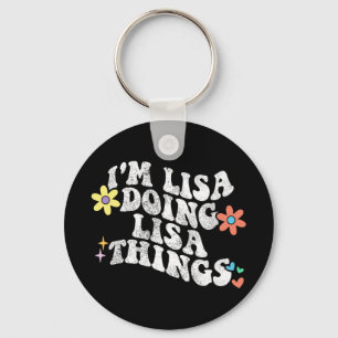 Porte-clés Super Im Lisa Faire Lisa Choses drôle Da de mère