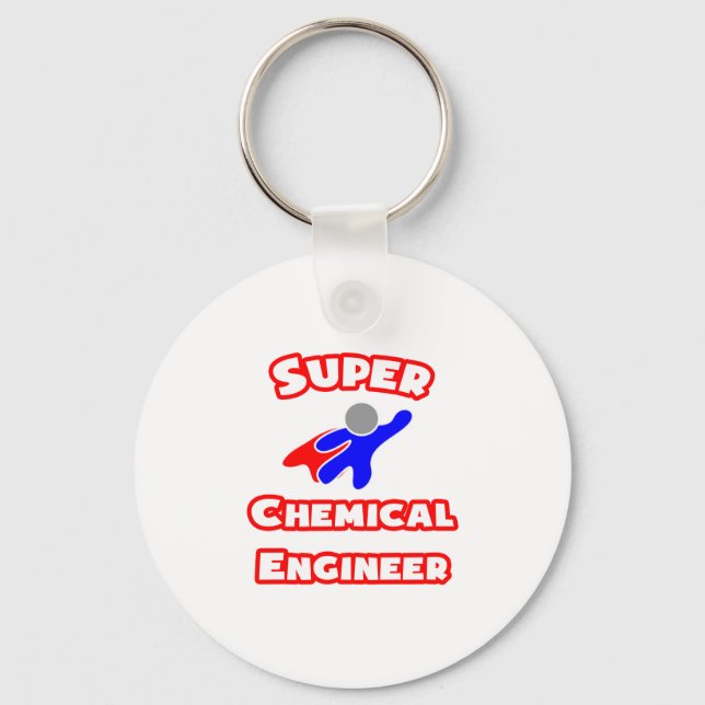 Porte-clés Super ingénieur chimique (Recto)