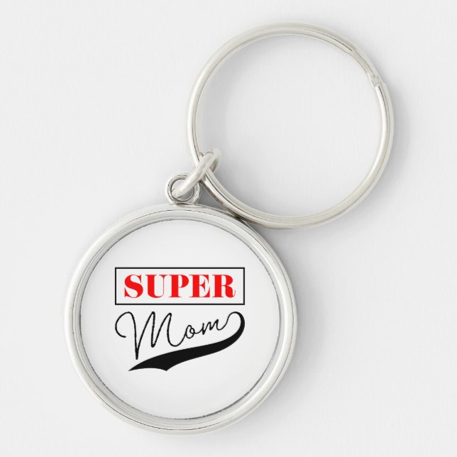 Porte-clés Super Maman (Devant)