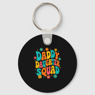 Porte-clés Super papa fille équipe papa et fille