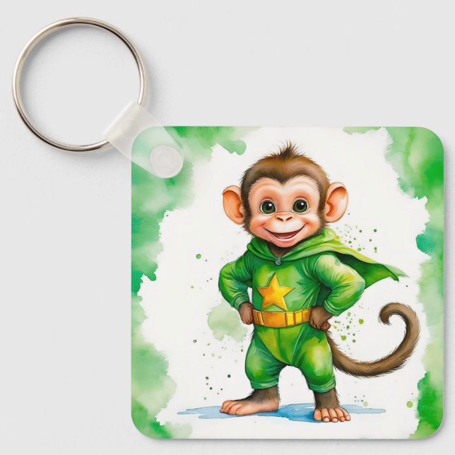 Porte-clés Super singe (Recto)