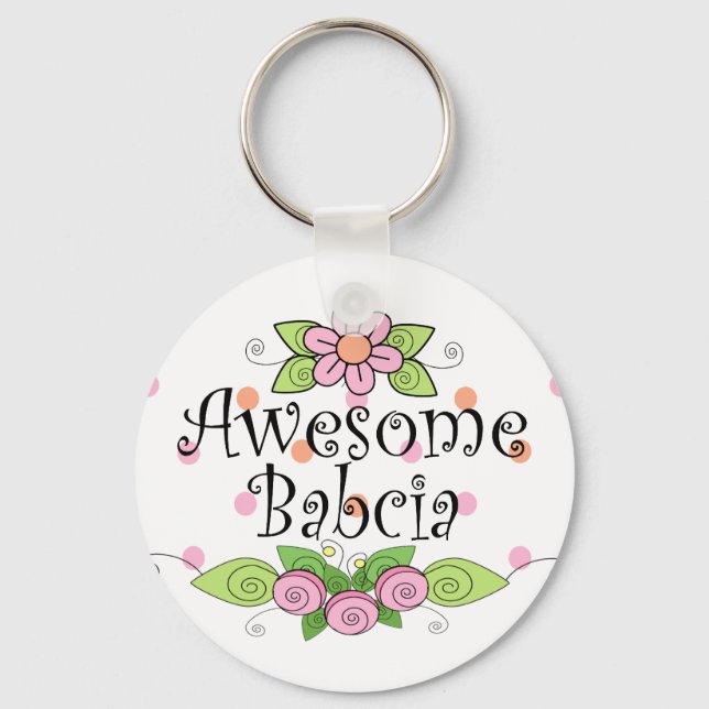 Porte-clés Super T-shirt Babcia (Recto)