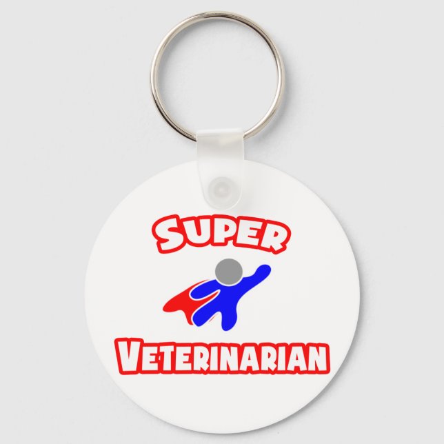 Porte-clés Super vétérinaire (Recto)