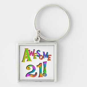 Porte-clés Superbe 21 T-shirts et cadeaux d'anniversaire