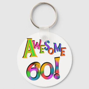Porte-clés Superbe 60 T-shirts et cadeaux d'anniversaire