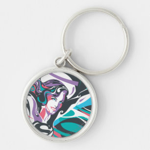 Porte-clés Supergirl Color Splash Swirls 2