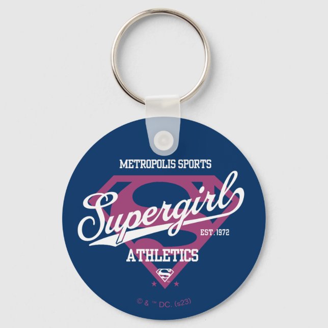 Porte-clés Supergirl Metropolis Sports Athlétisme Graphique (Recto)