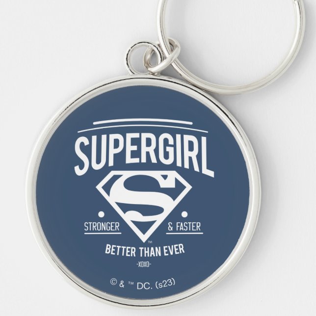 Porte-clés Supergirl mieux que jamais Retro Graphic (Devant)