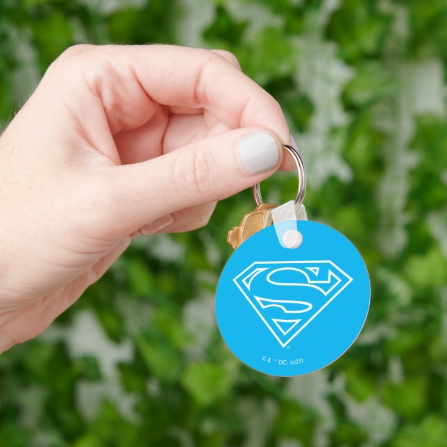Porte-clés Supergirl Outline S-Shield (main)