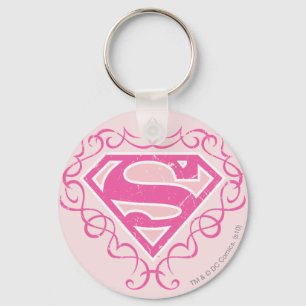 Porte-clés Supergirl Pink Stripes