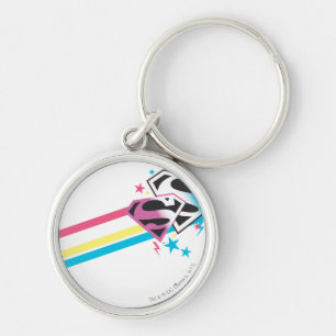 Porte-clés Supergirl Rainbow Stripes