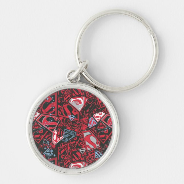Porte-clés Supergirl Stary Red Pattern (Devant)