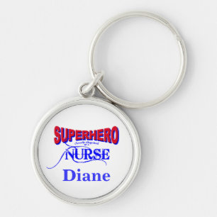Porte-clés Superhero Nurse Porte - clé - Personnalisé
