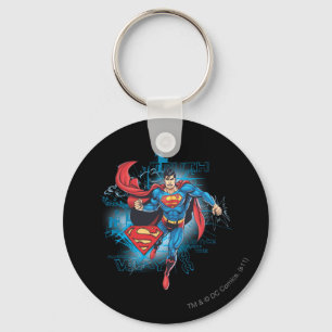 Porte-clés Superman avec logo