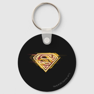 Porte-clés Superman S-Shield   Logo jaune et rouge