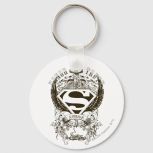 Porte-clés Superman Stylisé   Logo d'honneur, vérité et justi