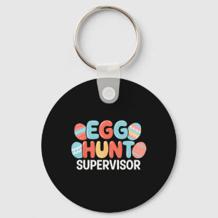 Porte-clés Superviseur de la chasse aux œufs de Pâques Lapin 