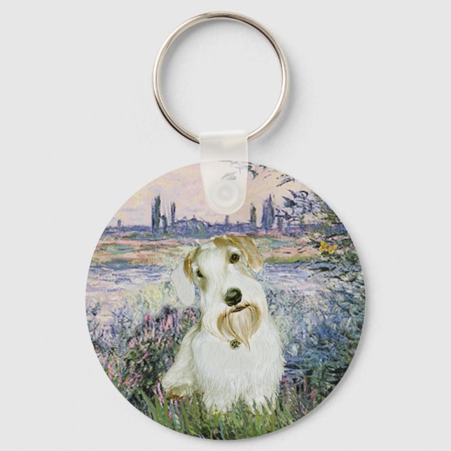 Porte-clés Sur la Seine - Sealyham Terrier (Recto)