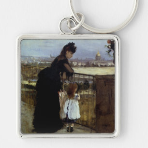 Porte-clés Sur le balcon par Berthe Morisot