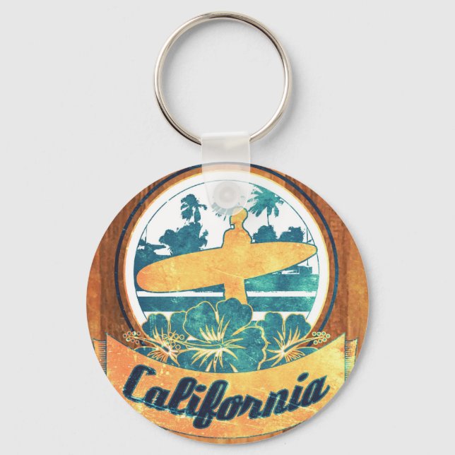 Porte-clés Surf de Californie (Recto)
