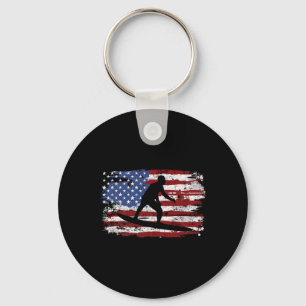 Porte-clés Surf Usa Drapeau Vintage