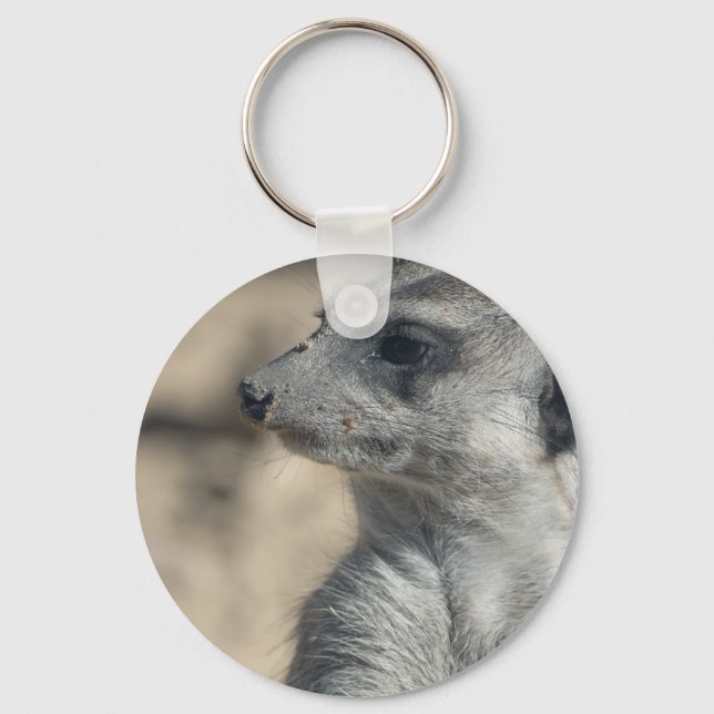 Porte-clés Suricate drôle (Recto)
