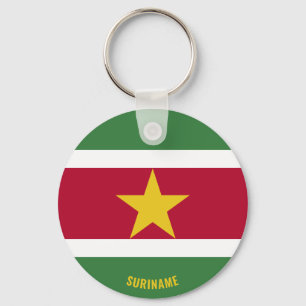 Porte-clés Suriname Drapeau charmant patriotique
