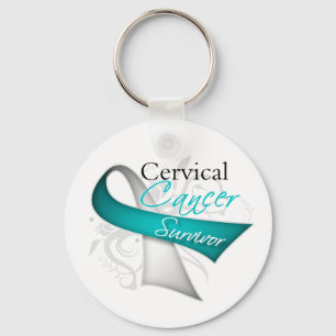 Porte-clés Survivant - Cancer du col utérin