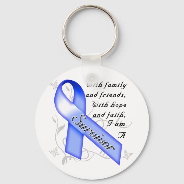 Porte-clés Survivant du cancer du côlon (Recto)
