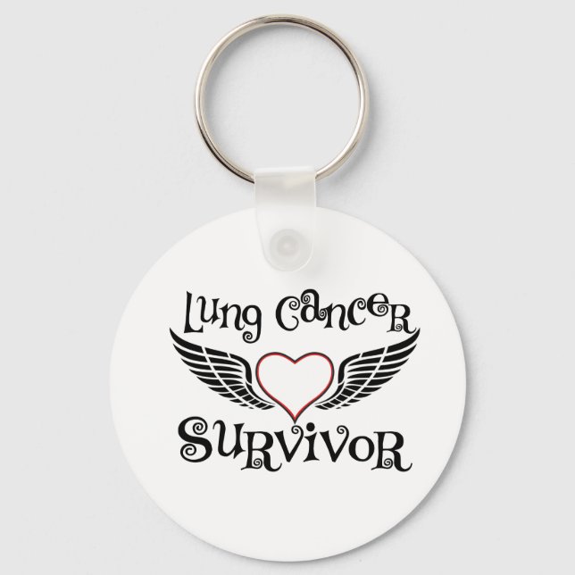Porte-clés Survivant du cancer du poumon (Recto)