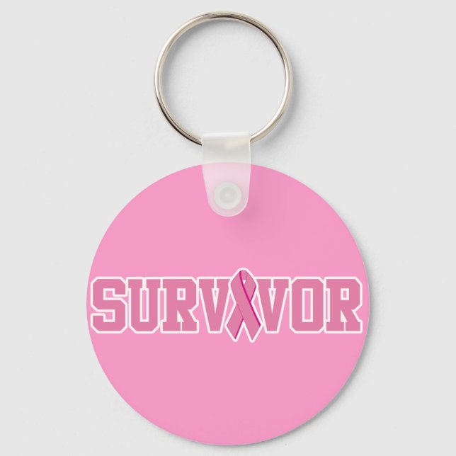 Porte-clés Survivant du cancer du sein (Recto)