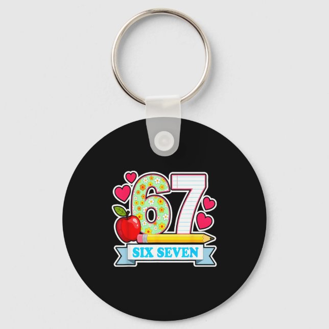 Porte-clés Survived 67 Days Of School Shirt Teachers Student  (Recto)