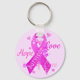 Porte-clés Survivor Love Hope Cure