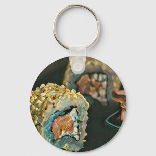 Porte-clés sushi japonais