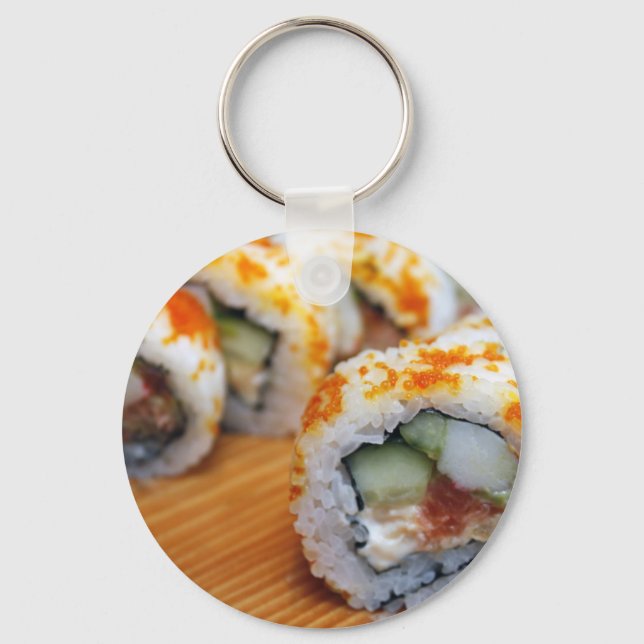 Porte-clés Sushi Japonais délicieux cuisine asiatique Yummy (Recto)