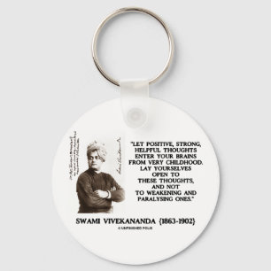 Porte-clés Swami Vivekananda Réflexions positives et utiles