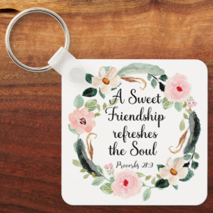 Porte-clés Sweet Friendship rafraîchit le Soul Floral