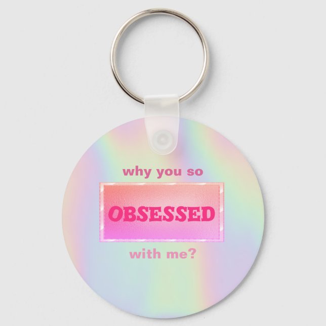 Porte-clés Sweet Girly Holographic (Recto)