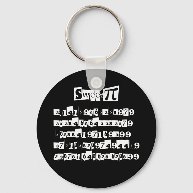 Porte-clés Sweet Pi (Recto)