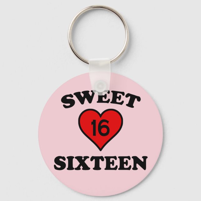 PORTE-CLÉS SWEET SIXTEEN (Recto)