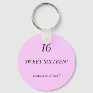 Porte-clés SWEET SIXTEEN !, I6, Permis de conduire !
