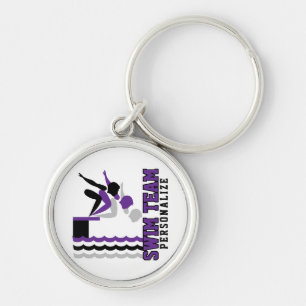 Porte-clés Swim Dive Team - Purple - Boy 