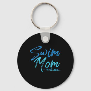 Porte-clés Swim Maman Nager Drôle Mignonne Cadeau