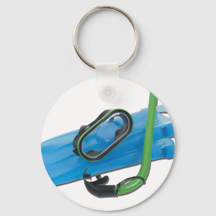 Porte-clés SwimmingGogglesSnorkelFins101311