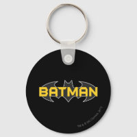 Symbole Batman | Nom Logo jaune et noir