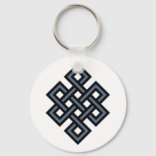 Porte-clés Symbole bouddhiste éternel de noeud sans fin Boudd