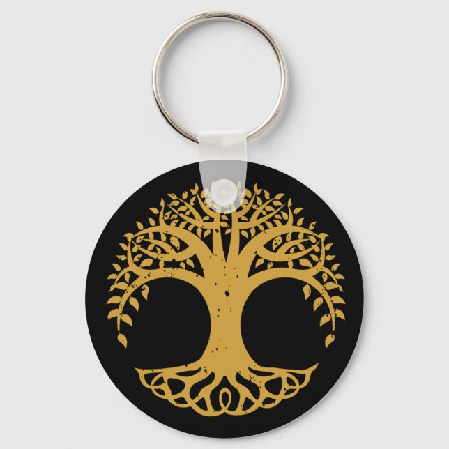 Porte-clés Symbole celtique de l'arbre de vie (Recto)