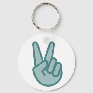 Porte-clés SYMBOLE cool DE LA PAIX Emoji MAIN