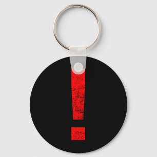 Porte-clés Symbole d'alerte de jeu vidéo de musique métal Gi