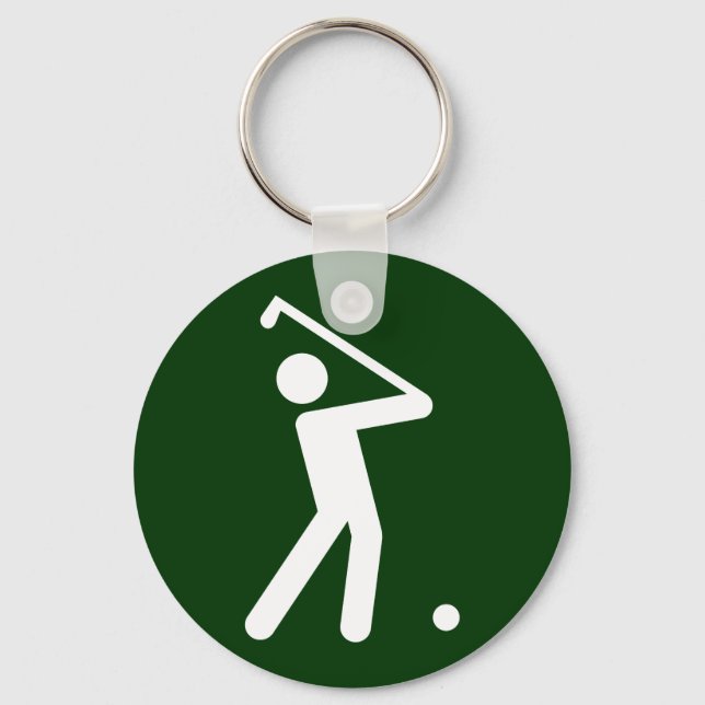 Porte-clés Symbole de golf Porte - clé (Recto)